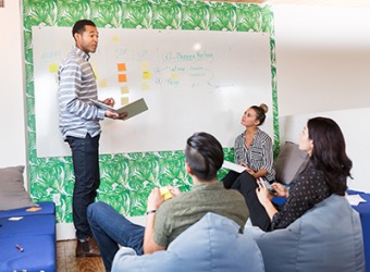 The young owners of the start up company were running their business by the seat-of-their-pants because they lacked previous experience. The young owners of the start up company were running their business by the seat-of-their-pants because they lacked previous experience.