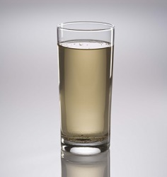 The sediment in the dirty water settled to the bottom of the glass. The sediment in the dirty water settled to the bottom of the glass.