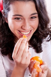 Tangerines are an excellent citrus snack because the segments can be separated easily without making a mess. Tangerines are an excellent citrus snack because the segments can be separated easily without making a mess.