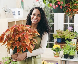 Naomi got a boost in her self esteem when she realized how successful her flower shop had become. Naomi got a boost in her self esteem when she realized how successful her flower shop had become.