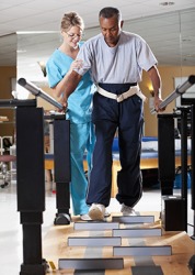 Clarence has extraordinary self determination in his endeavor to restore his mobility after his stroke. Clarence has extraordinary self determination in his endeavor to restore his mobility after his stroke.