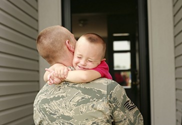 Daniel got a big hug send-off from his son as he was leaving for the airport. Daniel got a big hug send-off from his son as he was leaving for the airport.