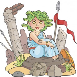 Medusa is a mythical creature with the powers to become a shape-shifter. Medusa is a mythical creature with the powers to become a shape-shifter.