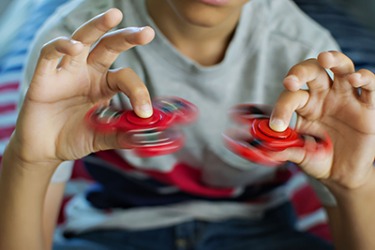 Fidget Spinners became popular very quickly but they might be a short lived fad. Fidget Spinners became popular very quickly but they might be a short lived fad.