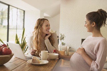 Nora is best friends with her SIL (sister in law) and wants her to be the baby's godmother. Nora is best friends with her SIL (sister in law) and wants her to be the baby's godmother.