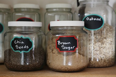 A good way to simplify your morning routine is to organize your breakfast ingredients together on one shelf. A good way to simplify your morning routine is to organize your breakfast ingredients together on one shelf.