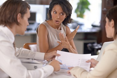 Aubry was skeptical about her coworker's solution to the problem and had to play devil's advocate in order to help her see the flaws. Aubry was skeptical about her coworker's solution to the problem and had to play devil's advocate in order to help her see the flaws.
