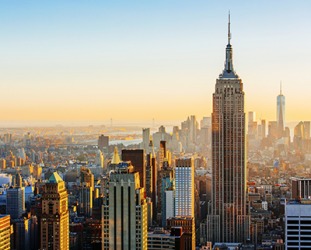 The Empire State Building, a skyscraper in New York City, is a popular tourist attraction. The Empire State Building, a skyscraper in New York City, is a popular tourist attraction.