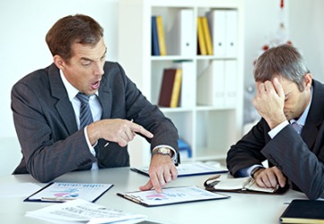 Robert's boss is a slimeball and loses his temper on a regular basis. Robert's boss is a slimeball and loses his temper on a regular basis.