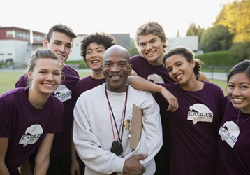 Coach Williams always shows humility by giving all of the credit for the team's success to the students. Coach Williams always shows humility by giving all of the credit for the team's success to the students.
