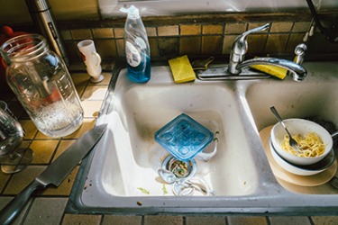 It is not healthy both mentally and physically to live in squalor. It is not healthy both mentally and physically to live in squalor.