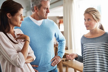 Lacey attempted to explain the incident from her point of view but her parents were still skeptical. Lacey attempted to explain the incident from her point of view but her parents were still skeptical.