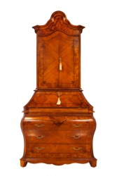 An elegant antique bureau. An elegant antique bureau.