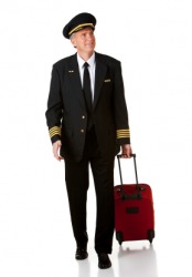 An airline pilot, or captain. An airline pilot, or captain.