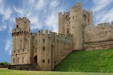 The entrance to Warwick castle. The entrance to Warwick castle.