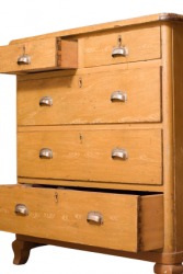 An old chest of drawers. An old chest of drawers.