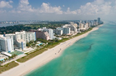 The coastal city of Bal Harbour. The coastal city of Bal Harbour.