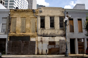 Buildings deteriorating. Buildings deteriorating.