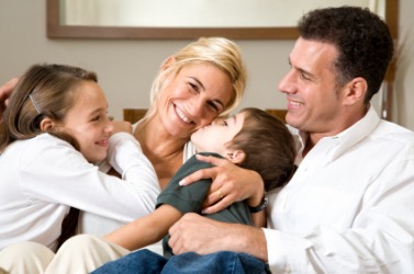 En famille. En famille.