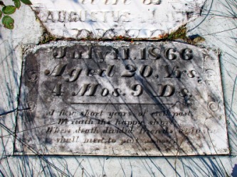 An epitaph on an old gravestone. An epitaph on an old gravestone.