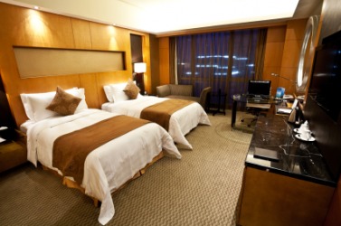 A room in a modern hotel. A room in a modern hotel.