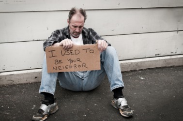 An indigent man. An indigent man.