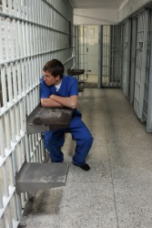 A prison inmate. A prison inmate.