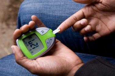 This instrument is used to check blood sugar levels. This instrument is used to check blood sugar levels.