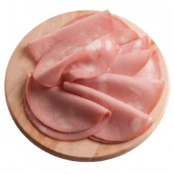 A plate of baloney. A plate of baloney.