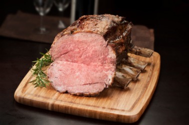 A delectable prime rib roast. A delectable prime rib roast.