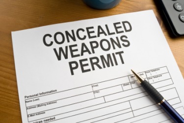 An application for a weapons permit. An application for a weapons permit.