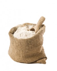 Flour is a basic ingredient for making bread. Flour is a basic ingredient for making bread.