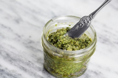 This pesto sauce is a savory. This pesto sauce is a savory.