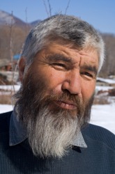A man with a beard. A man with a beard.