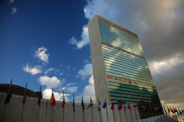 The United Nations headquarters in New York. The United Nations headquarters in New York.