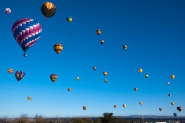 Hot air balloons up in the sky. Hot air balloons up in the sky.