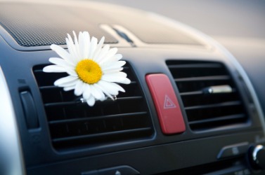 Air conditioning vents in a car. Air conditioning vents in a car.