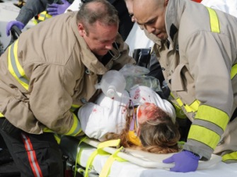 A serious accident has befallen this person. A serious accident has befallen this person.