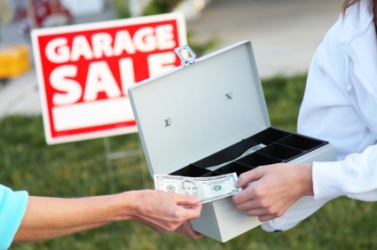 A garage sale operates on a cash and carry basis. A garage sale operates on a cash and carry basis.