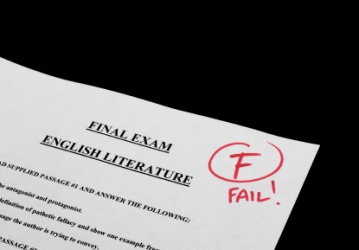 A failed test. A failed test.