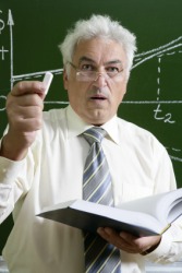This man could be described as learned. This man could be described as learned.