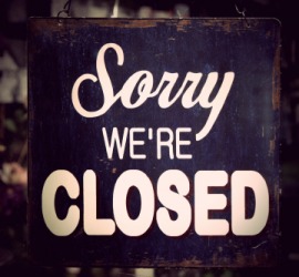Mixed styles of lettering on a sign. Mixed styles of lettering on a sign.