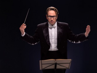 A conductor for an orchestra is a maestro. A conductor for an orchestra is a maestro.