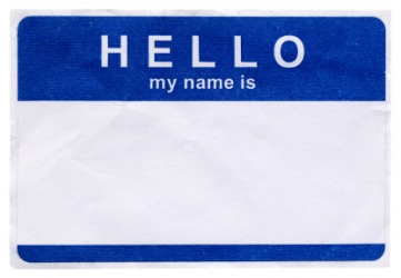 You would write your name on this tag. You would write your name on this tag.