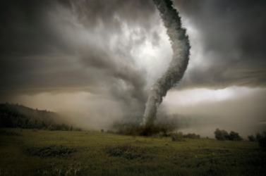 The distruction of a tornado is a natural disaster. The distruction of a tornado is a natural disaster.