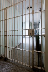 A jail cell. A jail cell.
