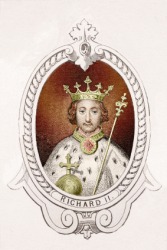 A portrait of a king holding a scepter. A portrait of a king holding a scepter.