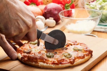 Scission is the act of cutting this pizza. Scission is the act of cutting this pizza.