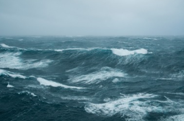 A stormy sea. A stormy sea.
