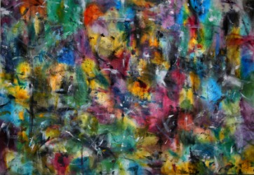 An example of abstract expressionism. An example of abstract expressionism.